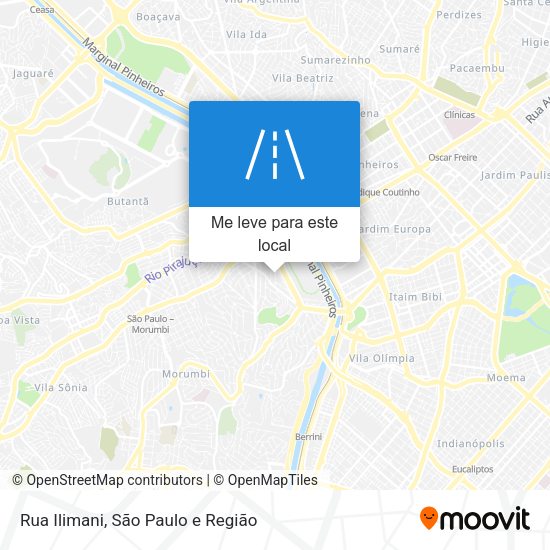 Rua Ilimani mapa