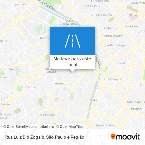 Rua Luiz Dib Zogaib mapa