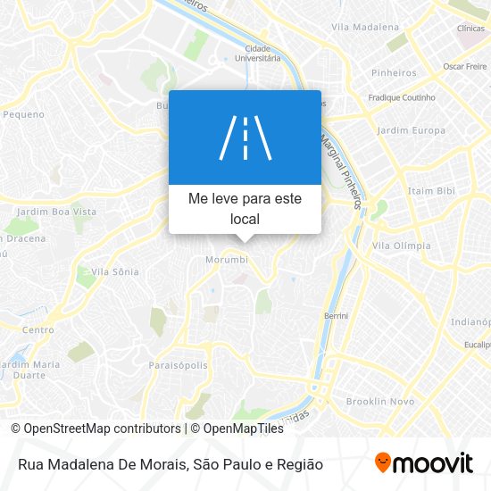 Rua Madalena De Morais mapa