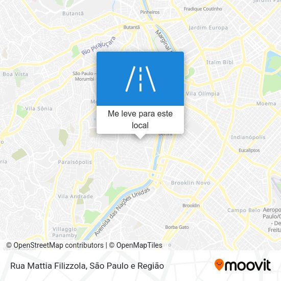 Rua Mattia Filizzola mapa
