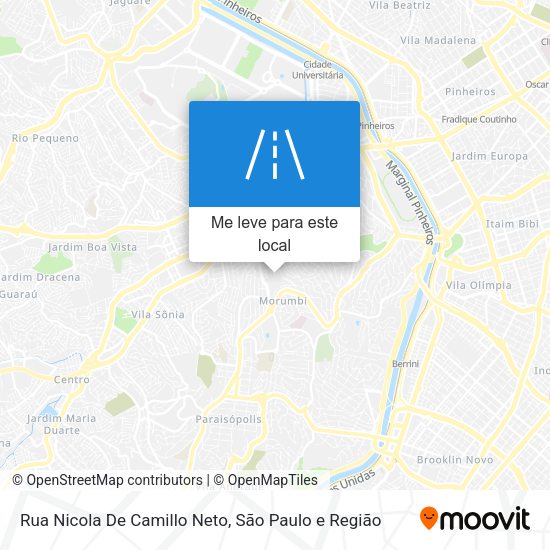 Rua Nicola De Camillo Neto mapa