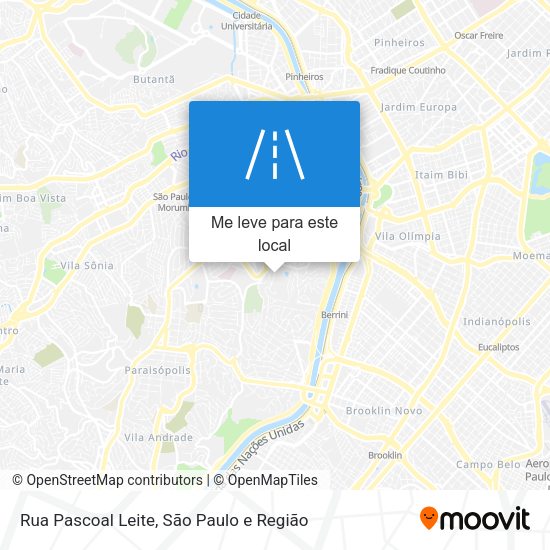 Rua Pascoal Leite mapa