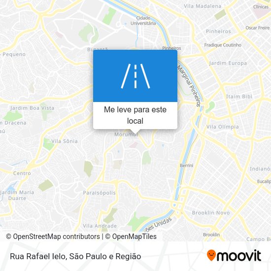 Rua Rafael Ielo mapa