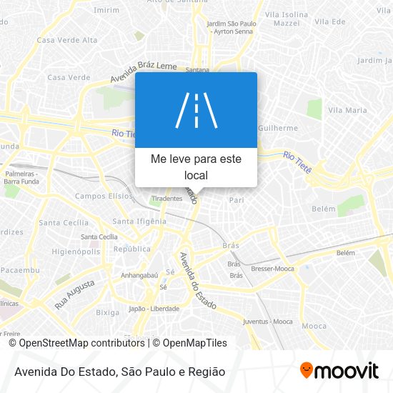 Avenida Do Estado mapa
