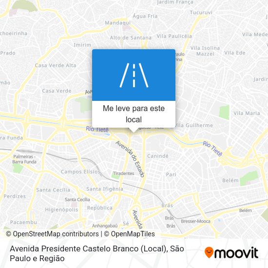 Avenida Presidente Castelo Branco (Local) mapa