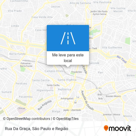 Rua Da Graça mapa
