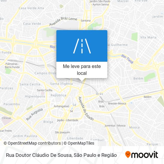 Rua Doutor Cláudio De Sousa mapa