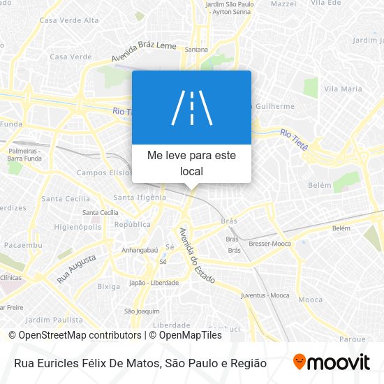 Rua Euricles Félix De Matos mapa