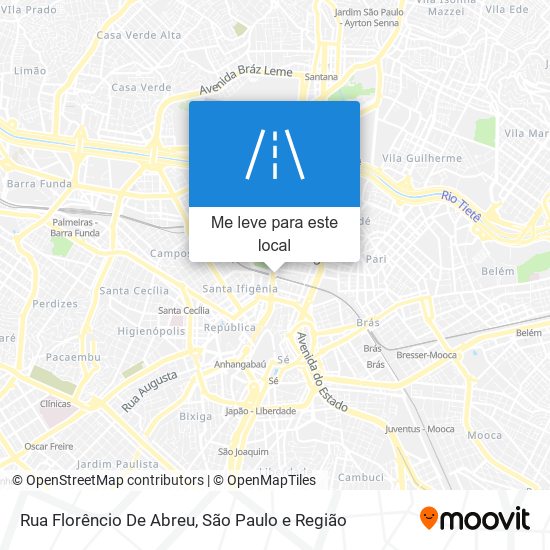 Rua Florêncio De Abreu mapa