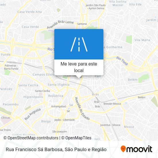 Rua Francisco Sá Barbosa mapa
