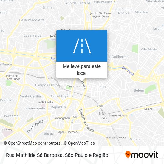Rua Mathilde Sá Barbosa mapa