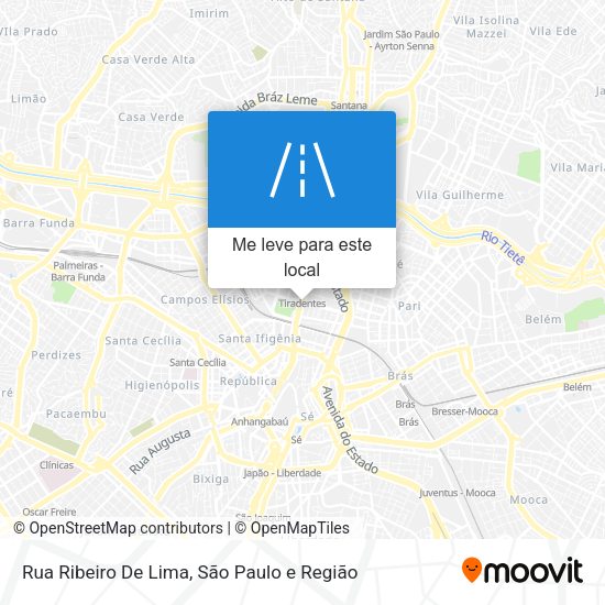 Rua Ribeiro De Lima mapa