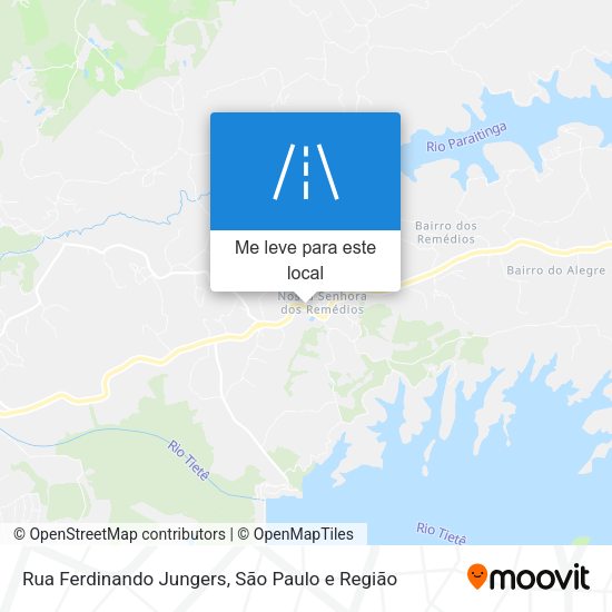 Rua Ferdinando Jungers mapa