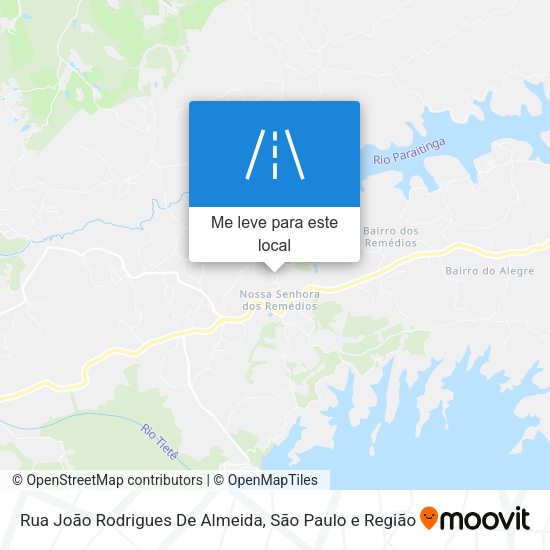 Rua João Rodrigues De Almeida mapa