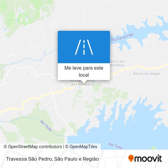 Travessa São Pedro mapa