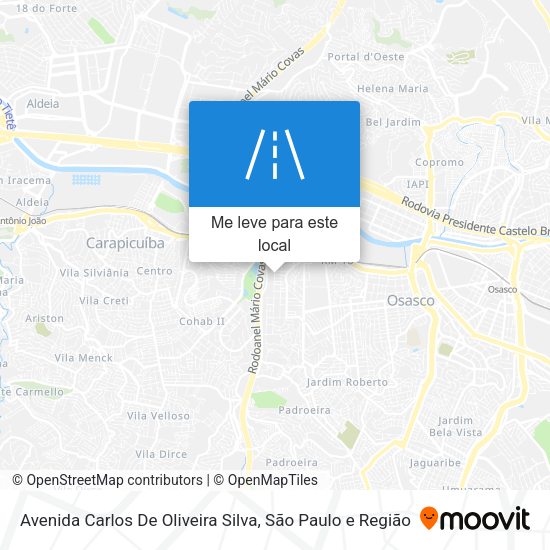 Avenida Carlos De Oliveira Silva mapa