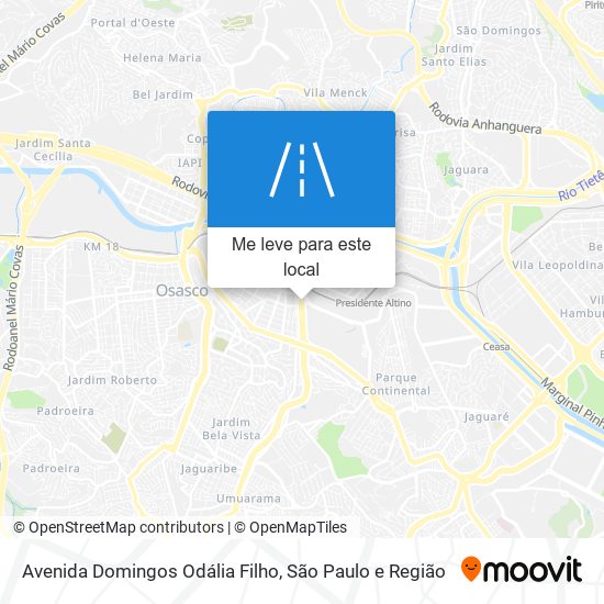 Avenida Domingos Odália Filho mapa