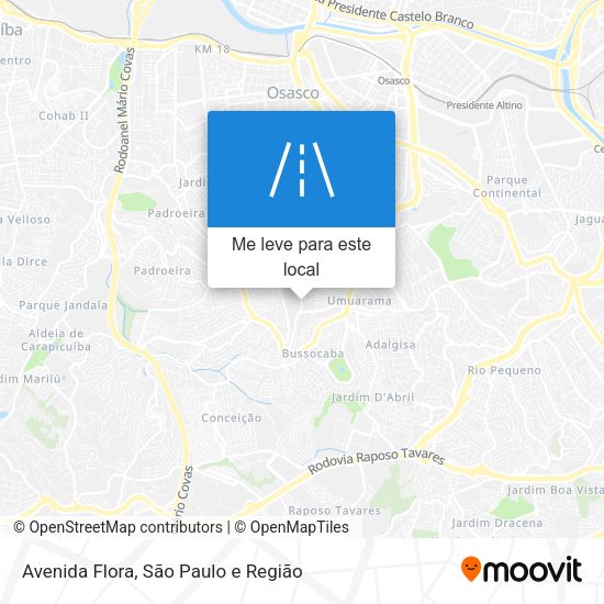 Avenida Flora mapa