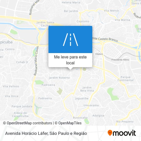 Avenida Horácio Láfer mapa