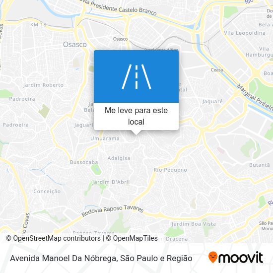 Avenida Manoel Da Nóbrega mapa