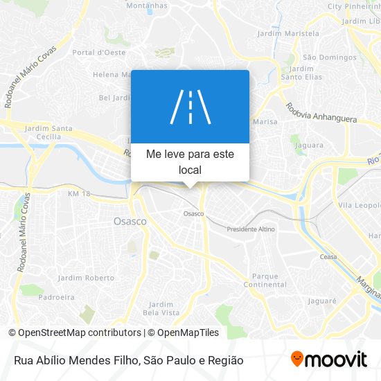 Rua Abílio Mendes Filho mapa