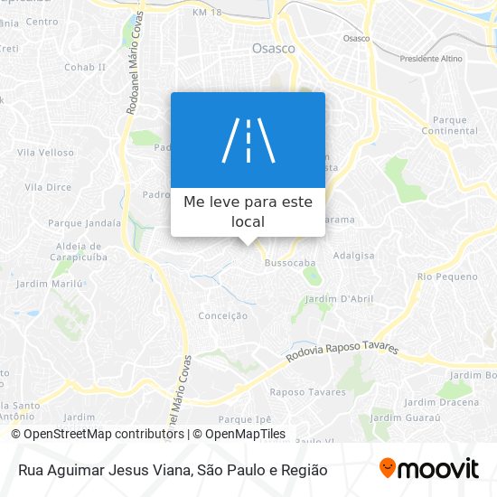 Rua Aguimar Jesus Viana mapa