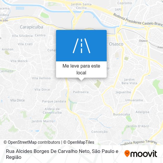 Rua Alcides Borges De Carvalho Neto mapa