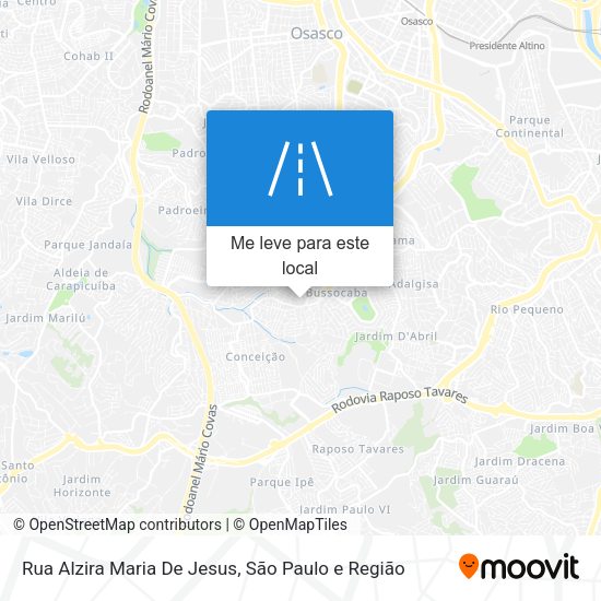 Rua Alzira Maria De Jesus mapa