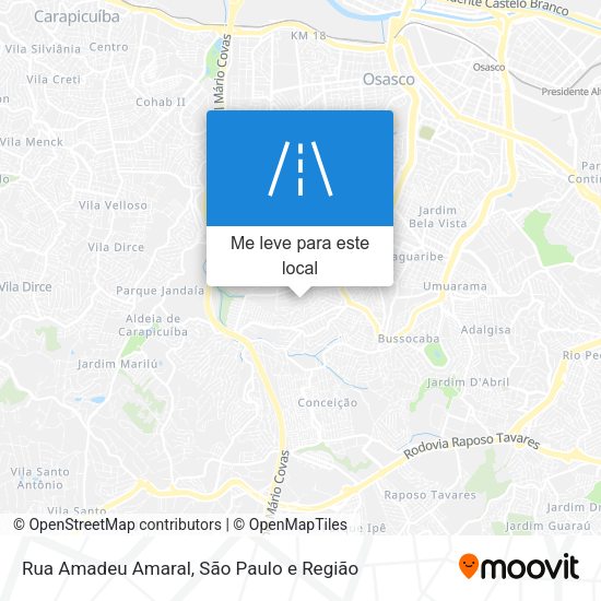 Rua Amadeu Amaral mapa