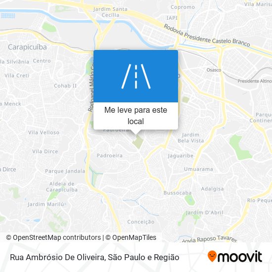 Rua Ambrósio De Oliveira mapa