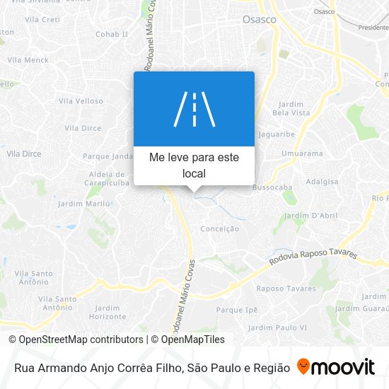 Rua Armando Anjo Corrêa Filho mapa