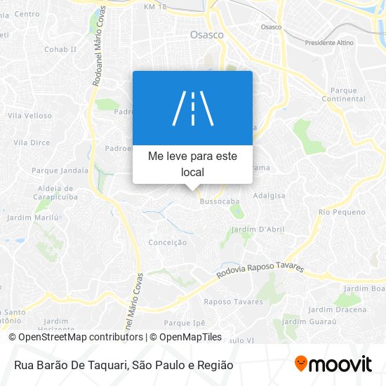 Rua Barão De Taquari mapa