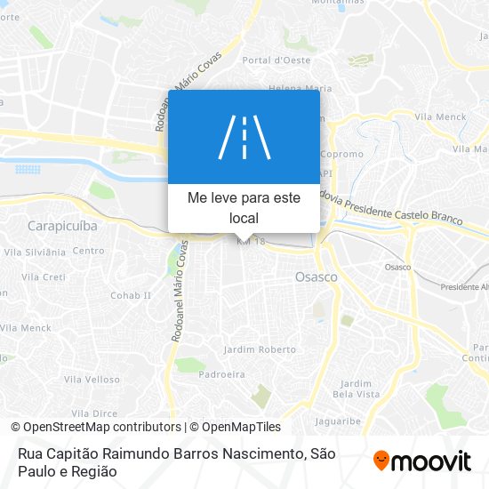 Rua Capitão Raimundo Barros Nascimento mapa
