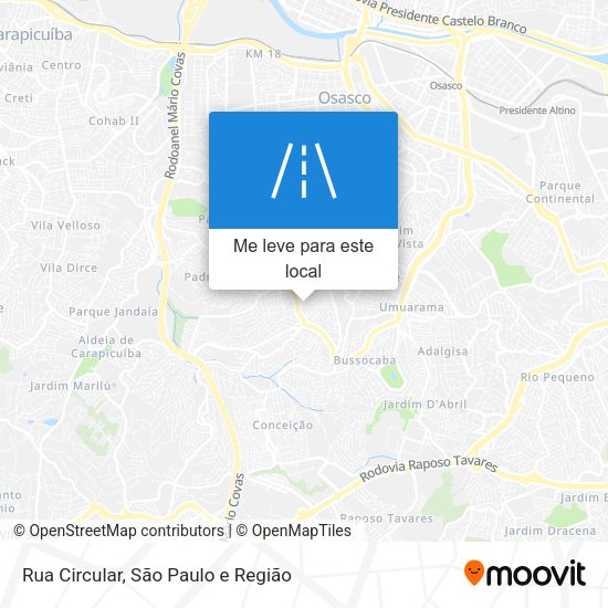 Rua Circular mapa