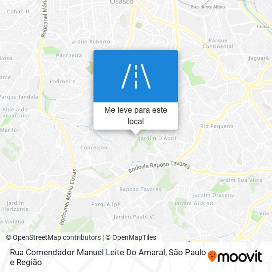 Rua Comendador Manuel Leite Do Amaral mapa