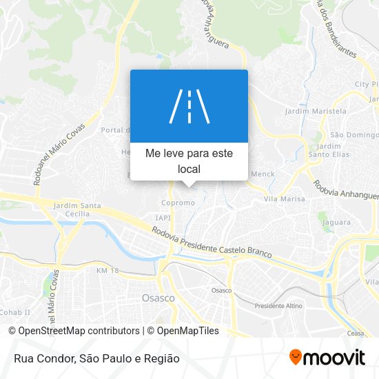 Rua Condor mapa