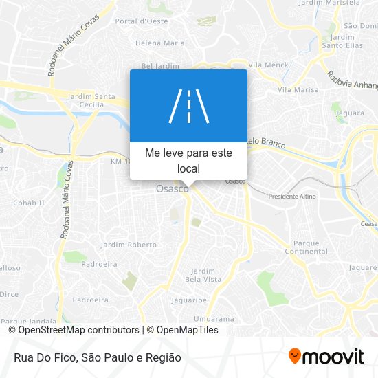 Rua Do Fico mapa