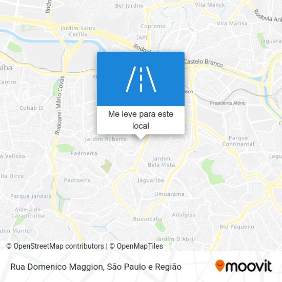 Rua Domenico Maggion mapa