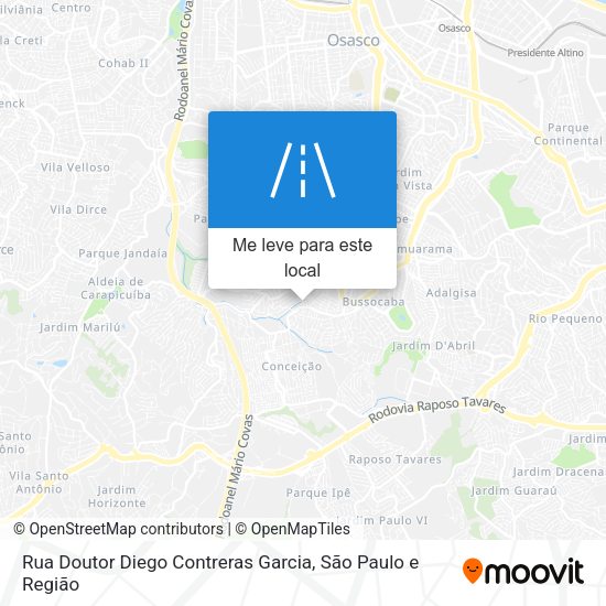 Rua Doutor Diego Contreras Garcia mapa