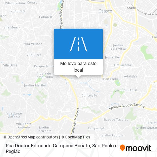 Rua Doutor Edmundo Campana Buriato mapa