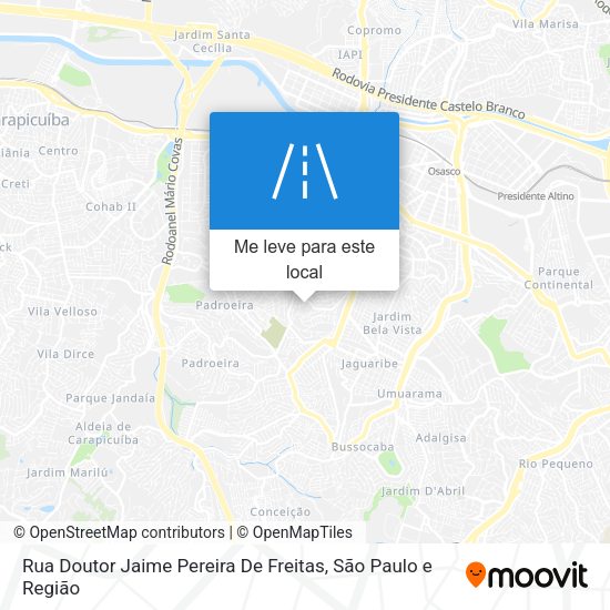 Rua Doutor Jaime Pereira De Freitas mapa