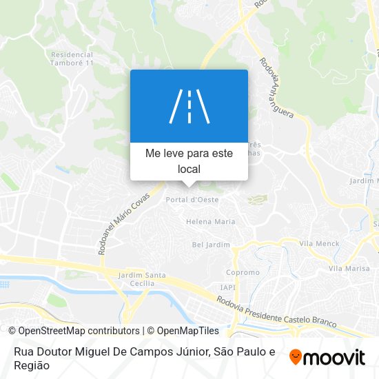 Rua Doutor Miguel De Campos Júnior mapa