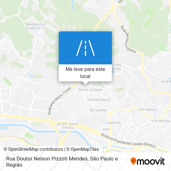 Rua Doutor Nelson Pizzoti Mendes mapa