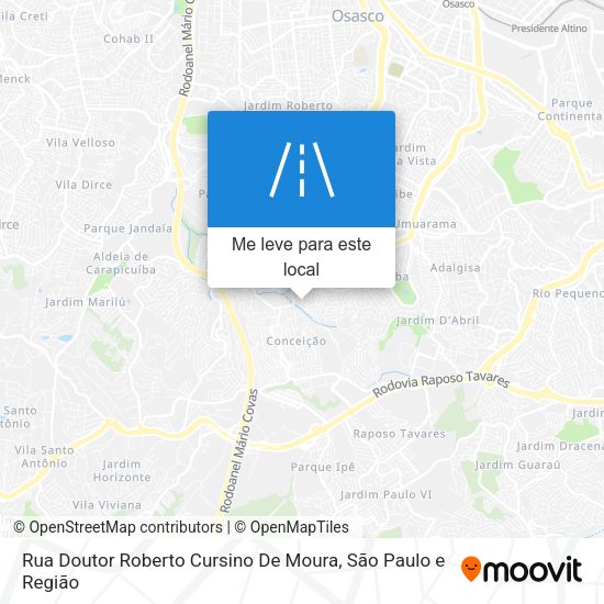 Rua Doutor Roberto Cursino De Moura mapa