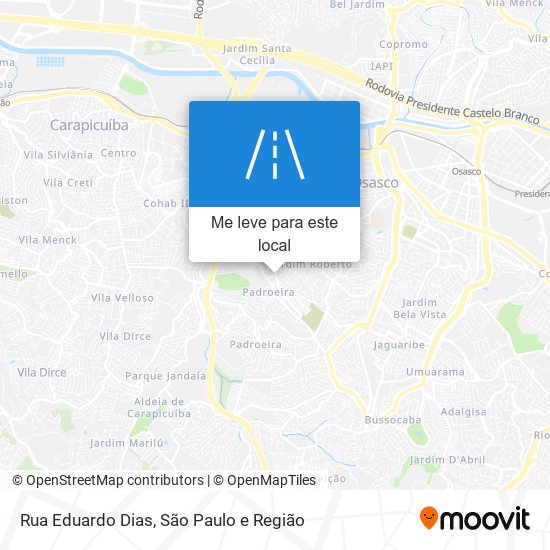 Rua Eduardo Dias mapa