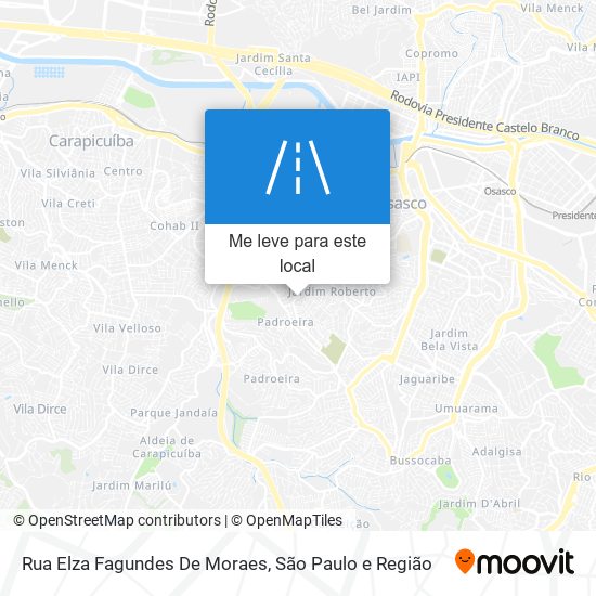 Rua Elza Fagundes De Moraes mapa