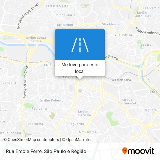 Rua Ercole Ferre mapa