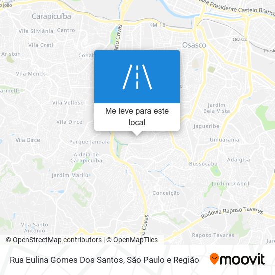 Rua Eulina Gomes Dos Santos mapa