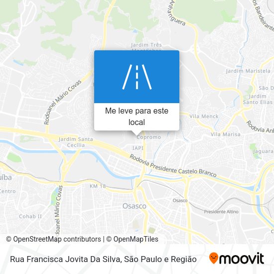 Rua Francisca Jovita Da Silva mapa