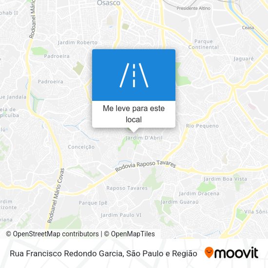 Rua Francisco Redondo Garcia mapa
